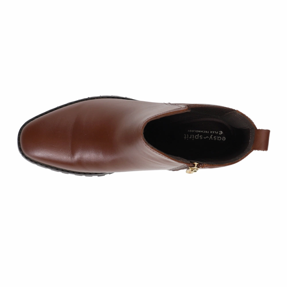 SlipResistant Fedra Round Toe Zippered Chelsea Boots