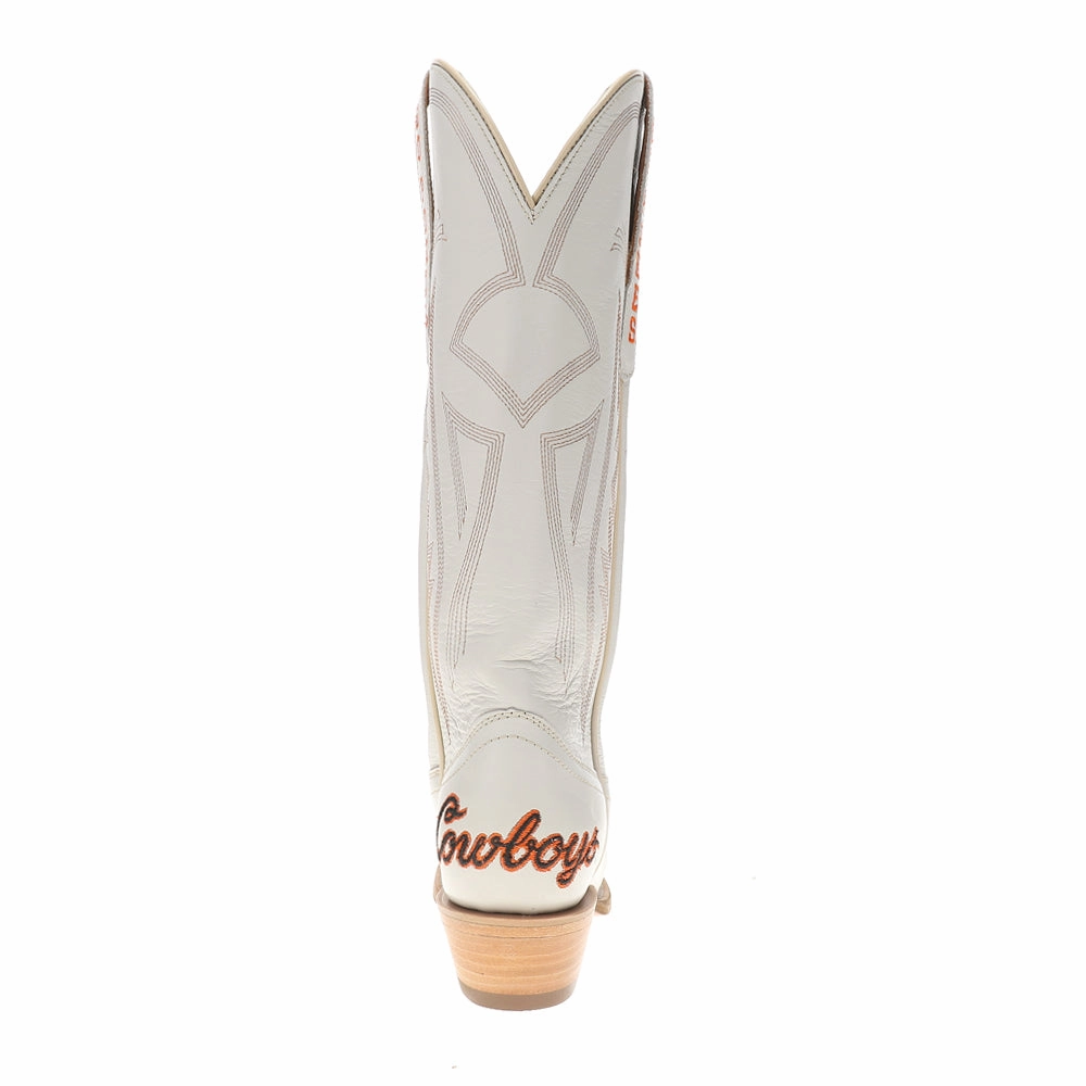 Outdoor Purpose Trail Mode Oklahoma State University Gameday Embroidered Snip Toe Cowboy Boots