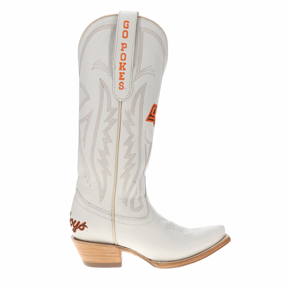 Quick Dry Materials Oklahoma State University Gameday Embroidered Snip Toe Cowboy Boots