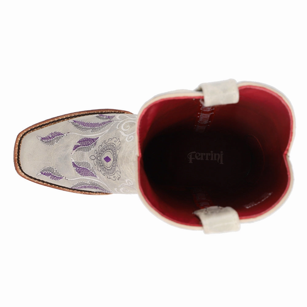 Padded Interior Weekend Camping Dreamer Embroidered Narrow Square Toe Cowboy Boots