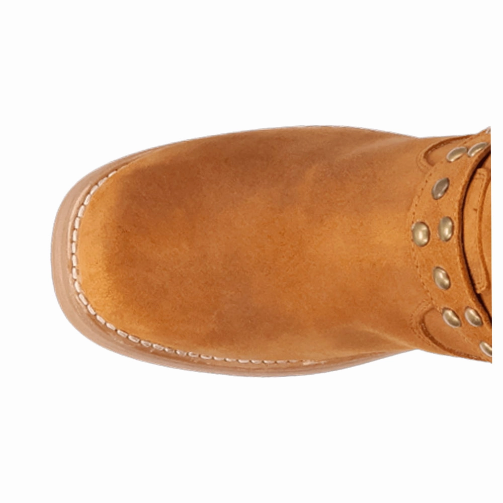 Troubadour Studded Round Toe Pull On Boots Thermal Core Rural Traveler