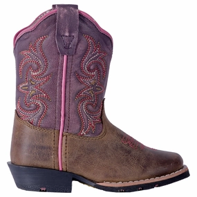 Tryke Embroidered Square Toe Cowboy Boots (Infant-Toddler) Hiking Essential