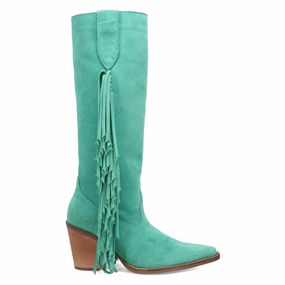 Twister Fringe Snip Toe Pull On Cowboy Boots Windproof Design