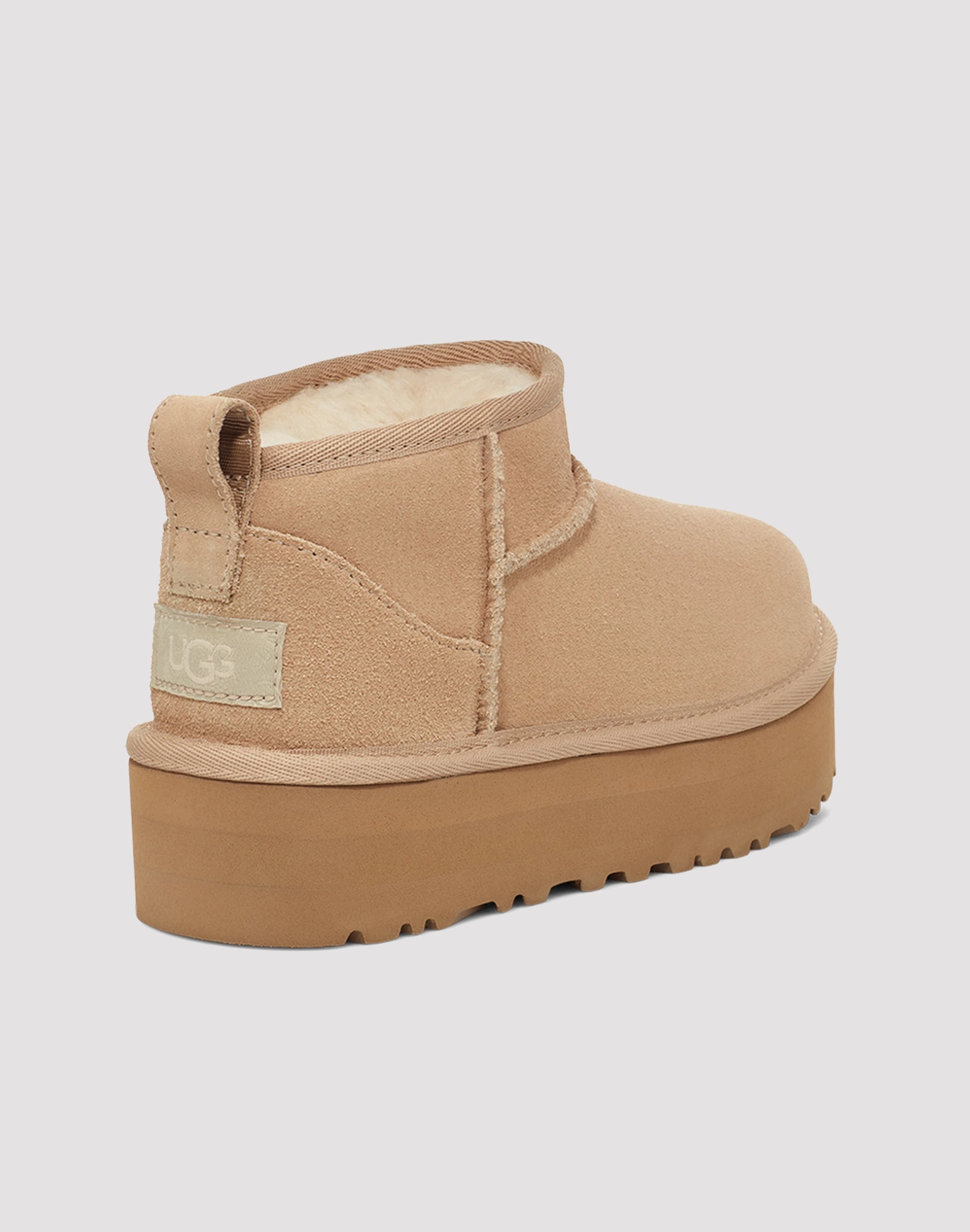 UGG Ultra Mini Platform Boot Grade-School Padded Interior Cold Weather Commuter