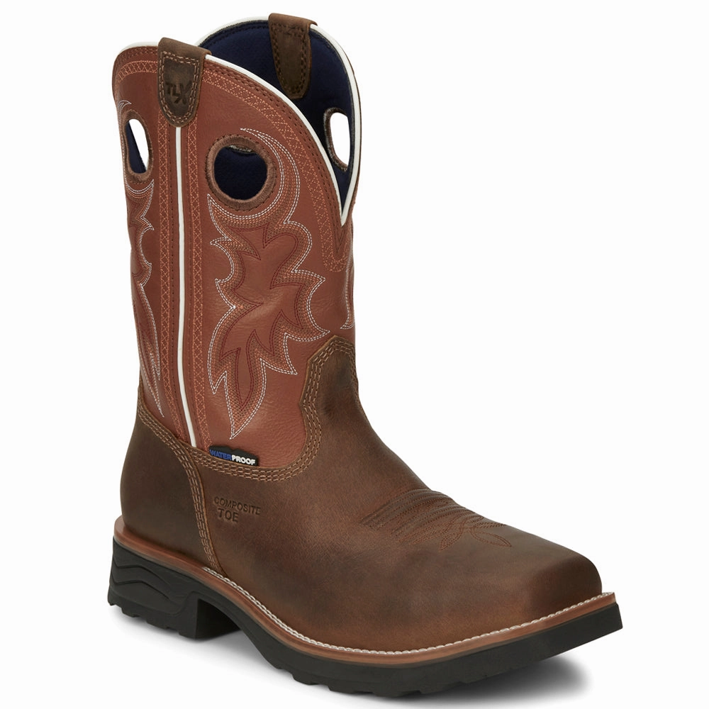 Fireball 11 Inch Waterproof Composite Toe Work Boots least dancing Compression Molded Cushioning