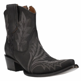 youth trend Embroidered Snip Toe Cowboy Booties