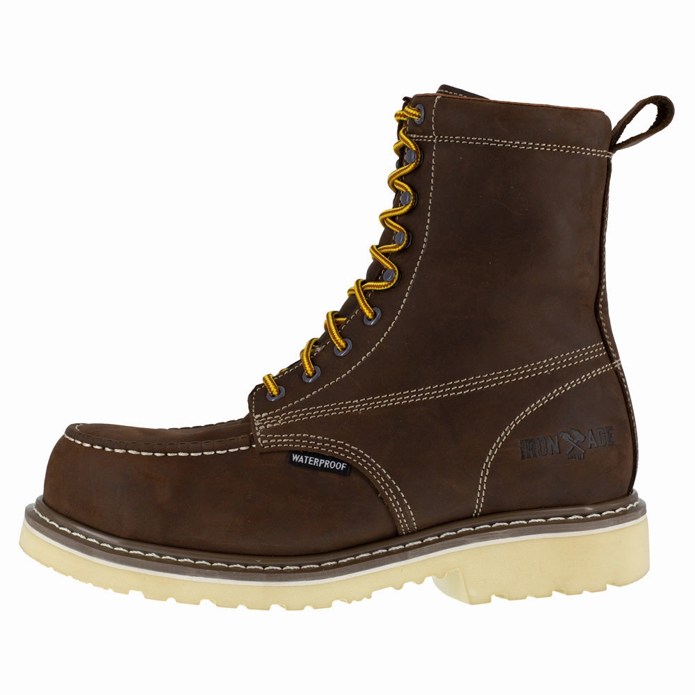 Solidifier 8 Inch Waterproof Composite Toe Work Boots mesh - type