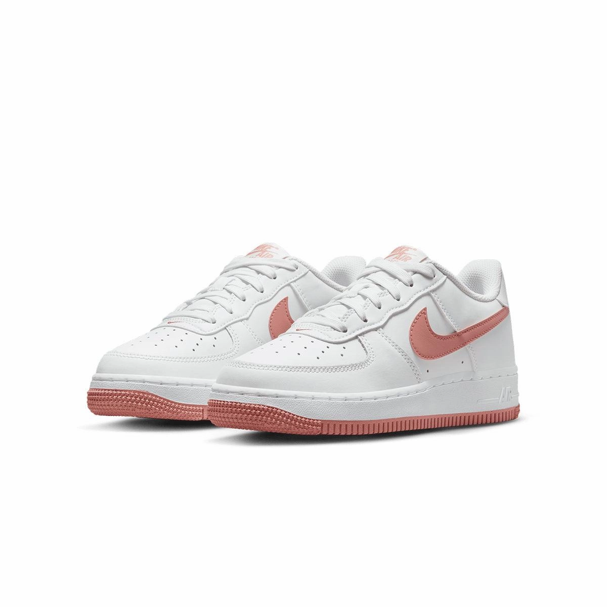Lightweight durability Breathable flair Kid's Air Force 1 'White Red Stardust'