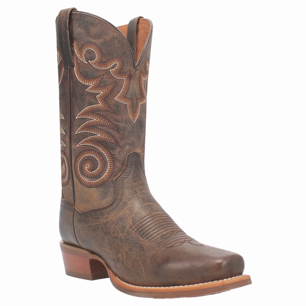 real running - specific features Richland Embroidered Square Toe Pull On Cowboy Boots