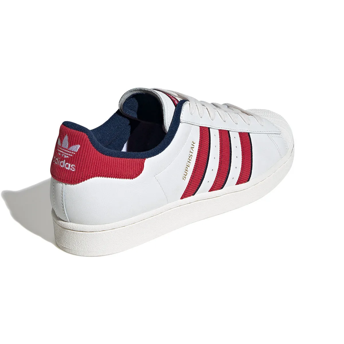 Non Slip Lace Lock Torsional Stability Frame Superstar 'White Team Victory Red Night Indigo'