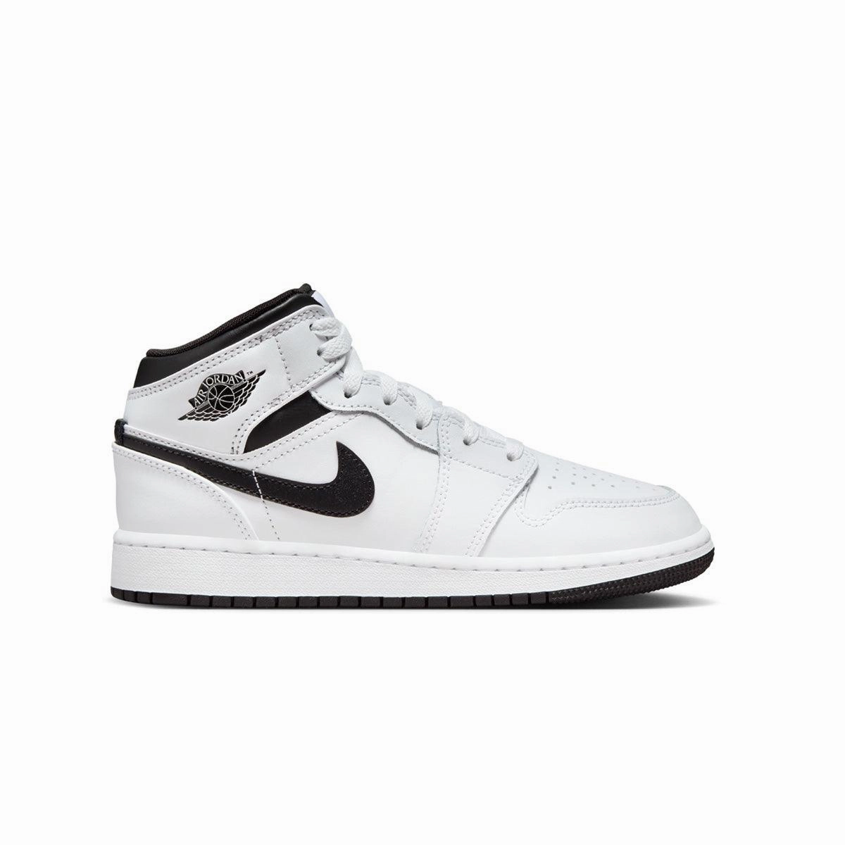 Kids Air Jordan 1 Mid 'White' Shock Diffusion