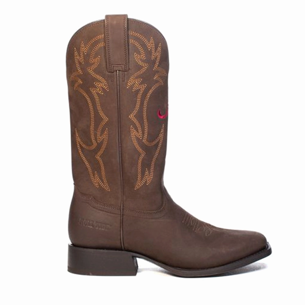 University of Alabama Embroidered Square Toe Pull On Cowboy Boots junior - style