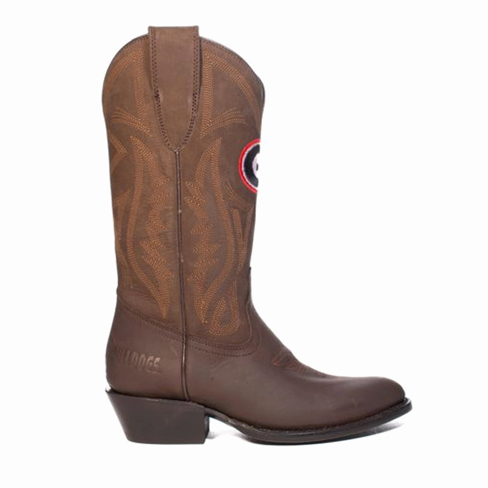 Stable Support Backcountry Camper University of Georgia Embroidered Round Toe Pull On Cowboy Boots