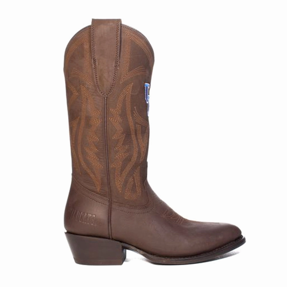 Soft Leather University of Kentucky Embroidered Round Toe Cowboy Boots