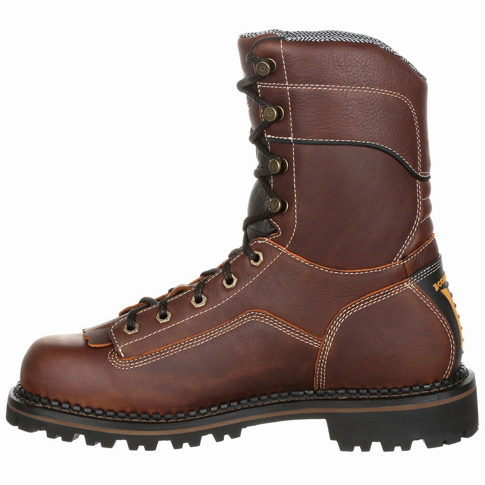 Logger AMP Leather Composite Toe Waterproof Work Boots Seamless construction Refined