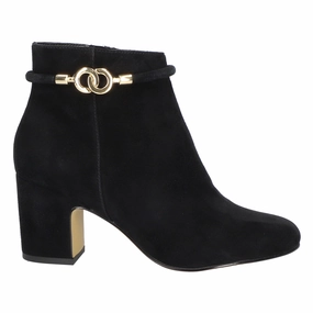 Textile Diaz Round Toe Zippered Booties