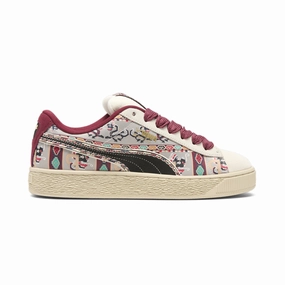 Suede XL BZ Lace Up Sneakers Microfiber Edge Binding Adult