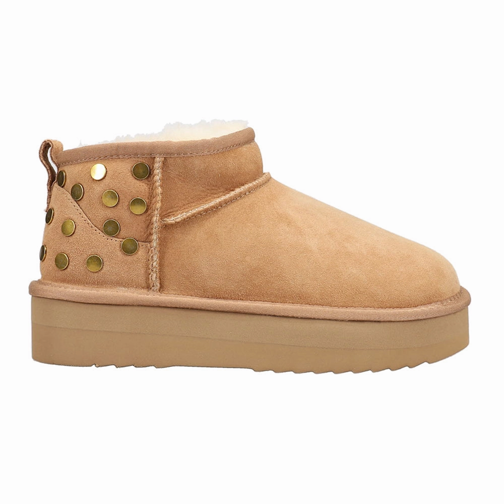 Valerie Slip On Studded Pull On Booties Urban Edge