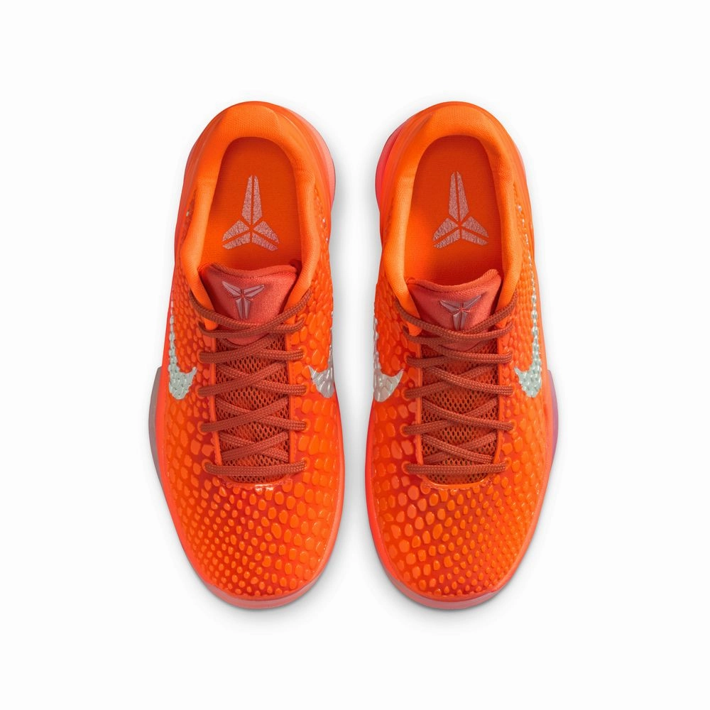 Slip On Style Low Profile Heel Kids Kobe VI Protro 'Total Orange'