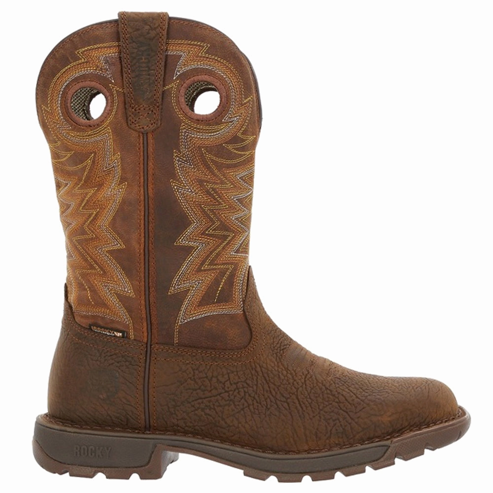 Legacy 32 11 Inch Waterproof Steel Toe Work Boots High Rebound Foam Core Anti Fatigue Footbed