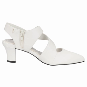 Fast Paced Venue Asymmetrical Pointed Toe Block Heel Pumps