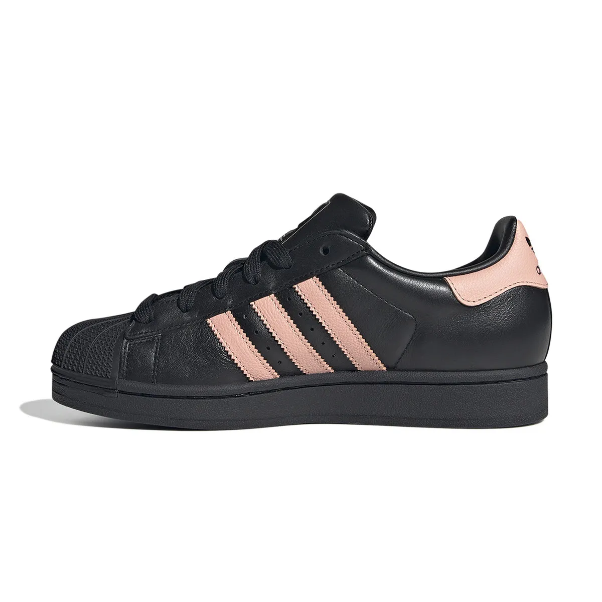 Wmns Superstar 'Core Black Glow Pink' Cushioned traction Ergonomic Contour Shape