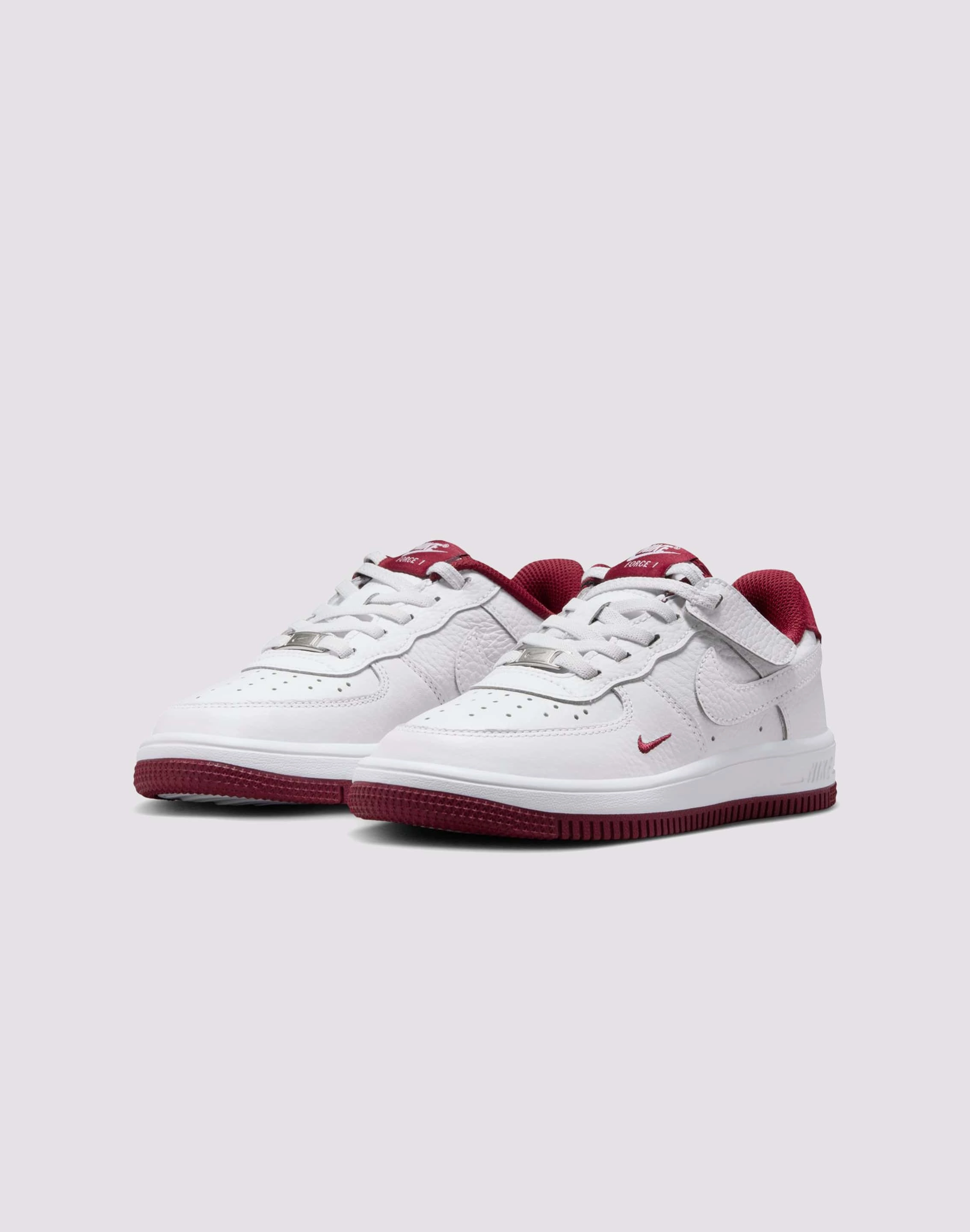 Nike Air Force 1 Low EasyOn LV8 3 Preschool Boys' "White/Team Red" easiest