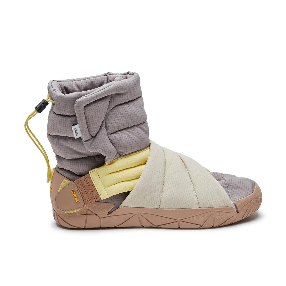 Universal Fit Multi Density Midsole   Vibram FUROSHIKI Futon Hi 'Grey Lemon'