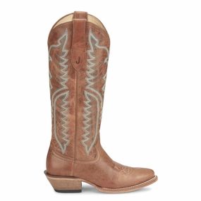 Slim Line Vintage Evelyn Embroidered Round Toe Cowboy Boots