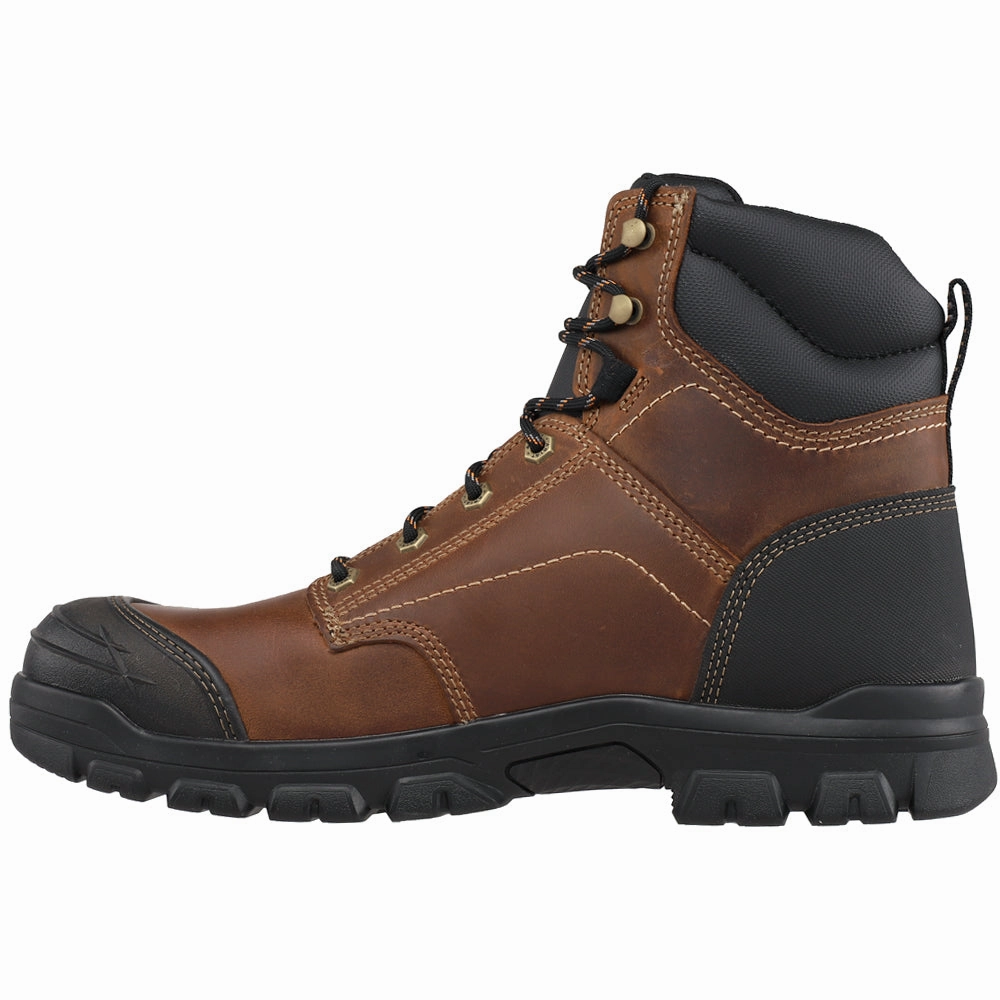 Red Treadfast 6 Inch Electrical Steel Toe Work Boots