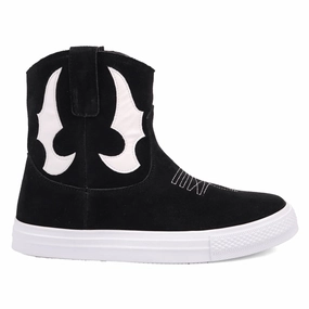 Ollie Round Toe Cowboy Booties Feather Light River Crossing anti-odor