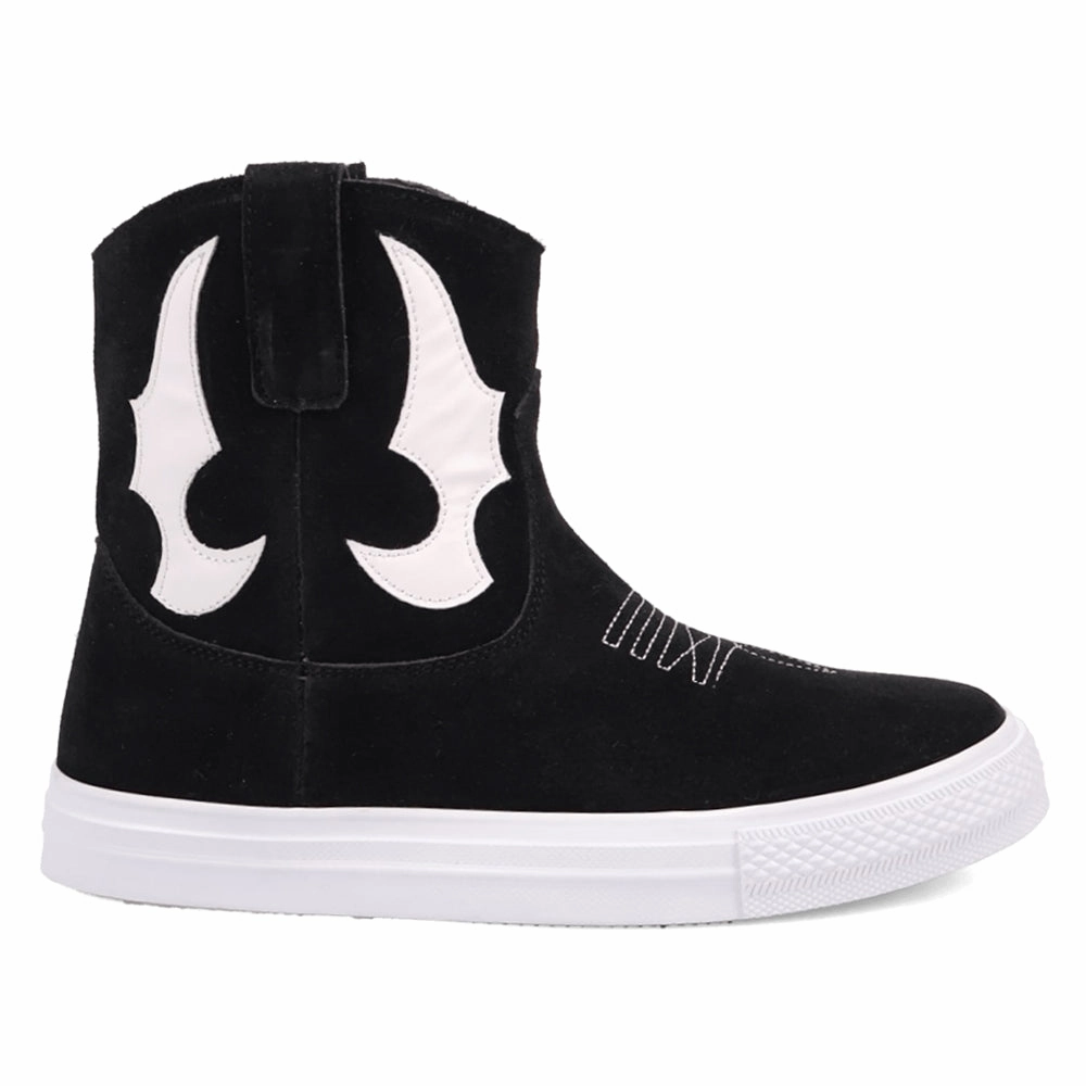 Ollie Round Toe Cowboy Booties Feather Light River Crossing anti-odor