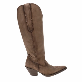 Distressed Embroidered Snip Toe Cowboy Boots Multi-Purpose Comfort Eco Material Nature Lover