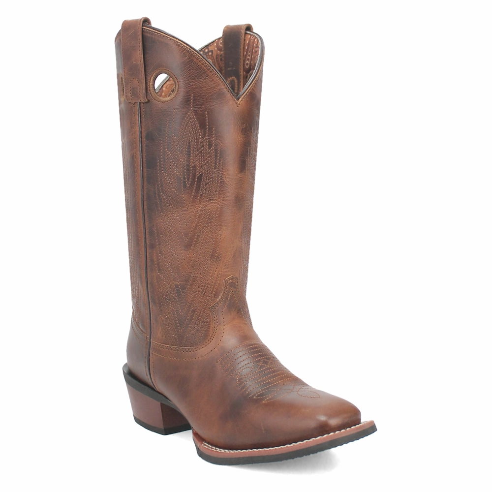 Versatile Performance Sable Embroidered Square Toe Cowboy Boots