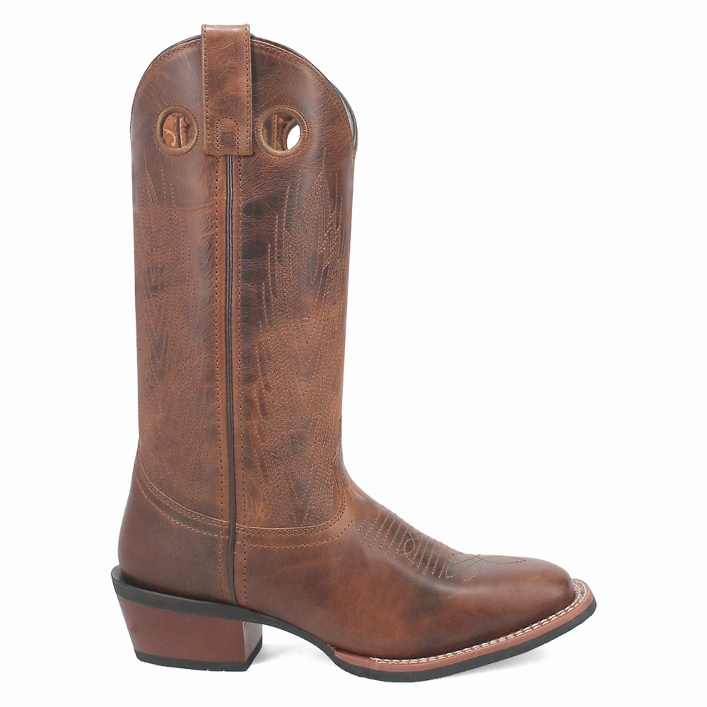 Comfort Lining Stylish Explorer Seamless Internal Structure Sable Embroidered Square Toe Cowboy Boots