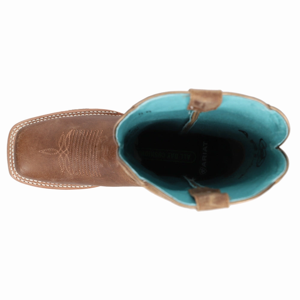 Comfort Gusset Frontier Tilly Embroidered Square Toe Cowboy Boots