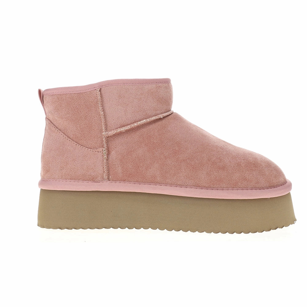 Padded Interior Hiking Trails Room Service Round Toe Pull On Platform Booties