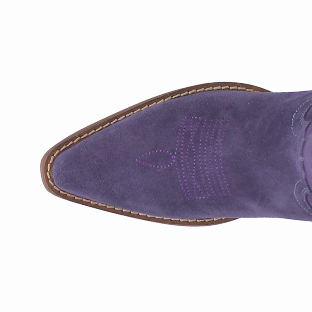 Out West Embroidered Snip Toe Cowboy Boots buckle Waterproof Work Commute