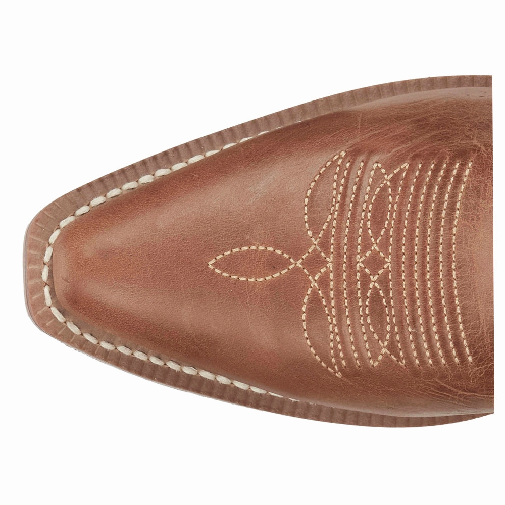 Isabella 7 Inch Snip Toe Cowboy Booties Flexible Comfort