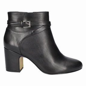 Buckle Shine Arlette Round Toe Zippered Booties
