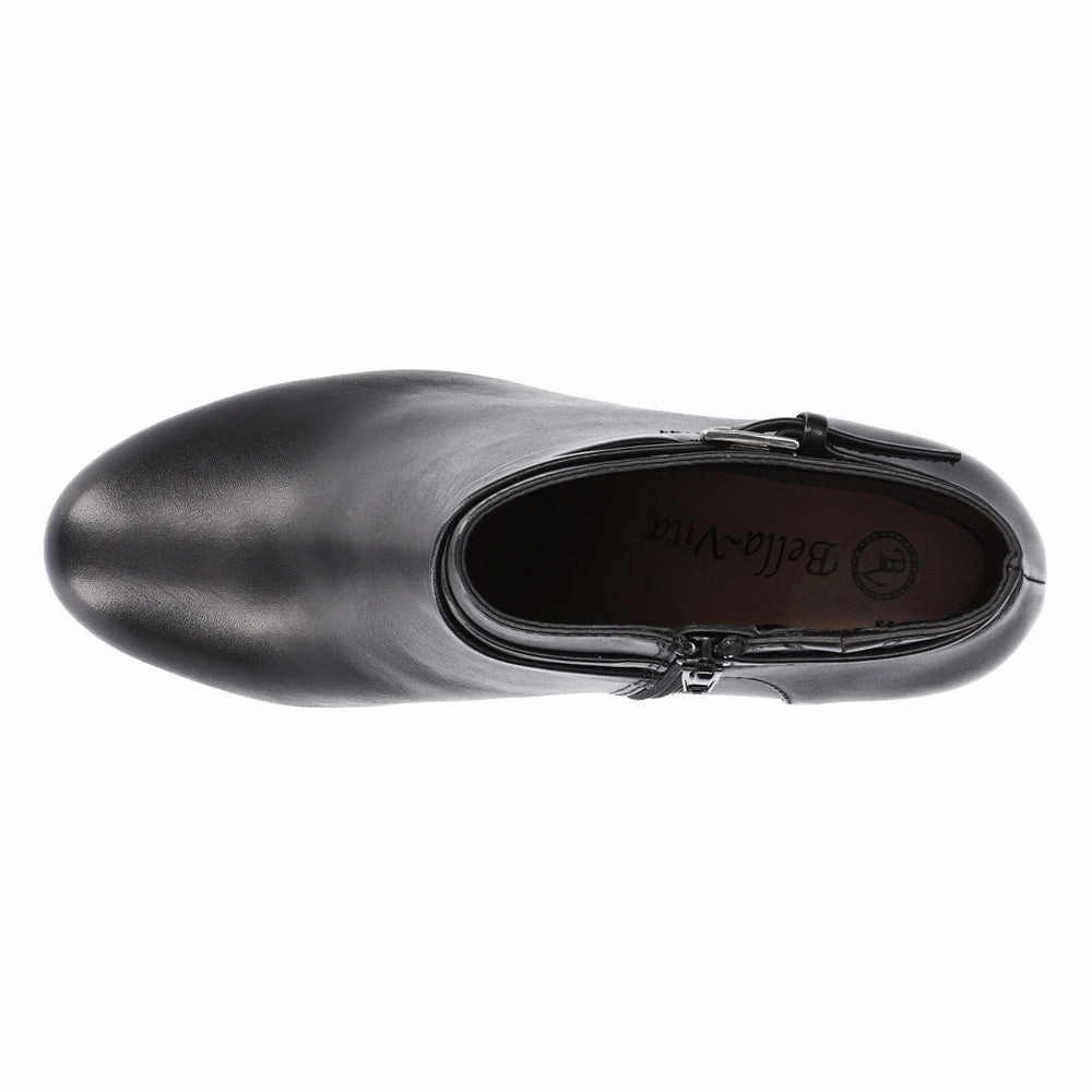 Arlette Round Toe Zippered Booties Hydrophobic coating