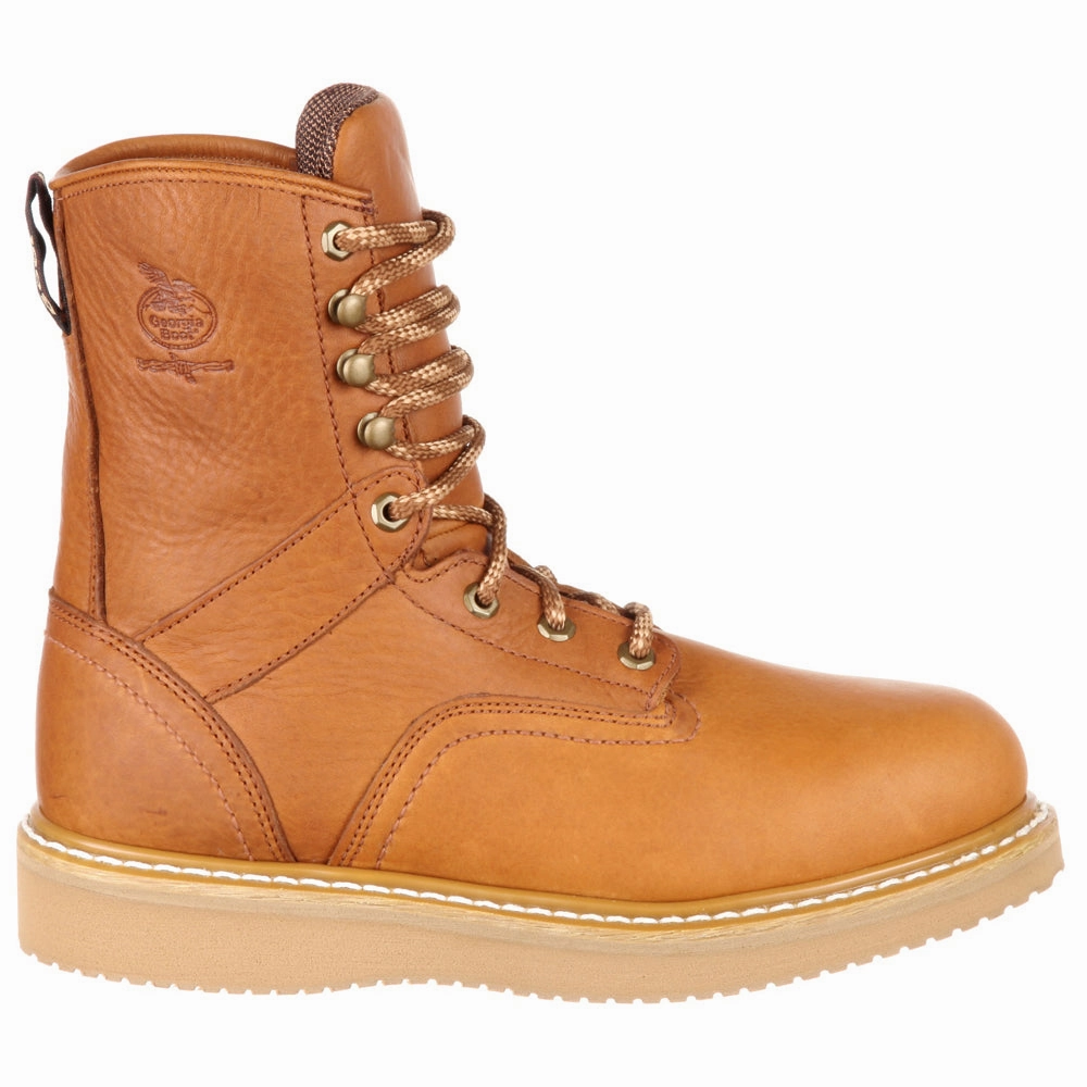 Flexible Arch Bridge Wedge 8 Inch Electrical Steel Toe Work Boots