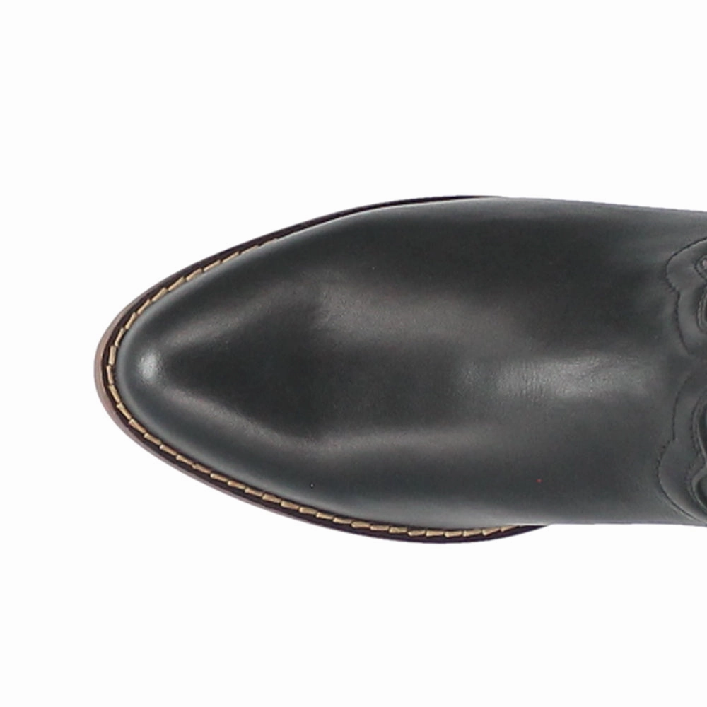 Seguaro Round Toe Pull On Cowboy Booties Comfortable Padding Outdoor Explore