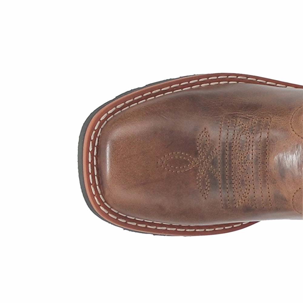 Buck Patriotic Square Toe Cowboy Boots (Little Kid-Big Kid) Anti Odor Cold Weather Commuter