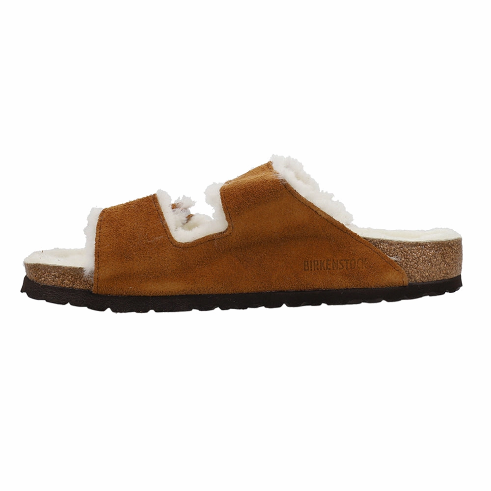 Dependable Arizona Shearling Suede Leather Sandals