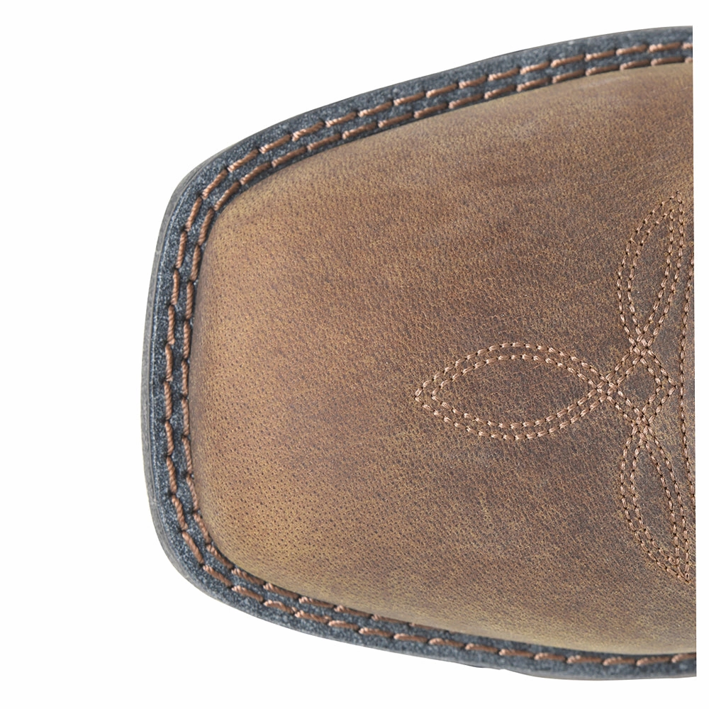 Wilmore 11 inch Waterproof Wide Square Toe Work Boots Shear Reduction Layer animal-print