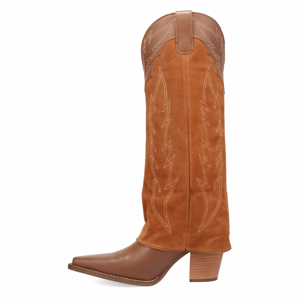 Neutral Tones Wild Horses Southwest Snip Toe Cowboy Boots