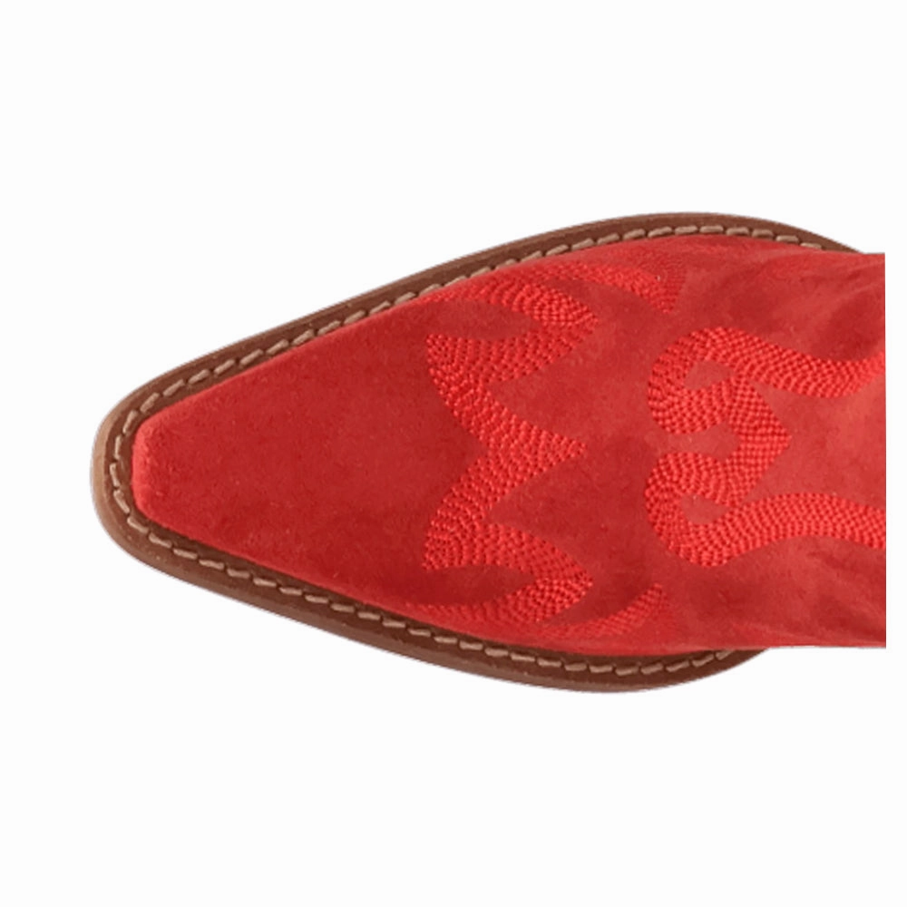 Wild Sage Fringe Snip Toe Zippered Cowboy Booties Outdoor Tough Compression Resistant Foam