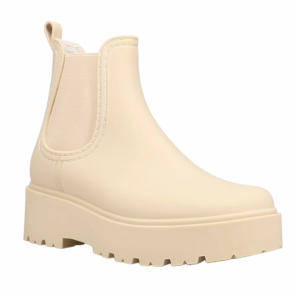 Anti-odor technology urban commuting Winnie Round Toe Platform Chelsea Boots