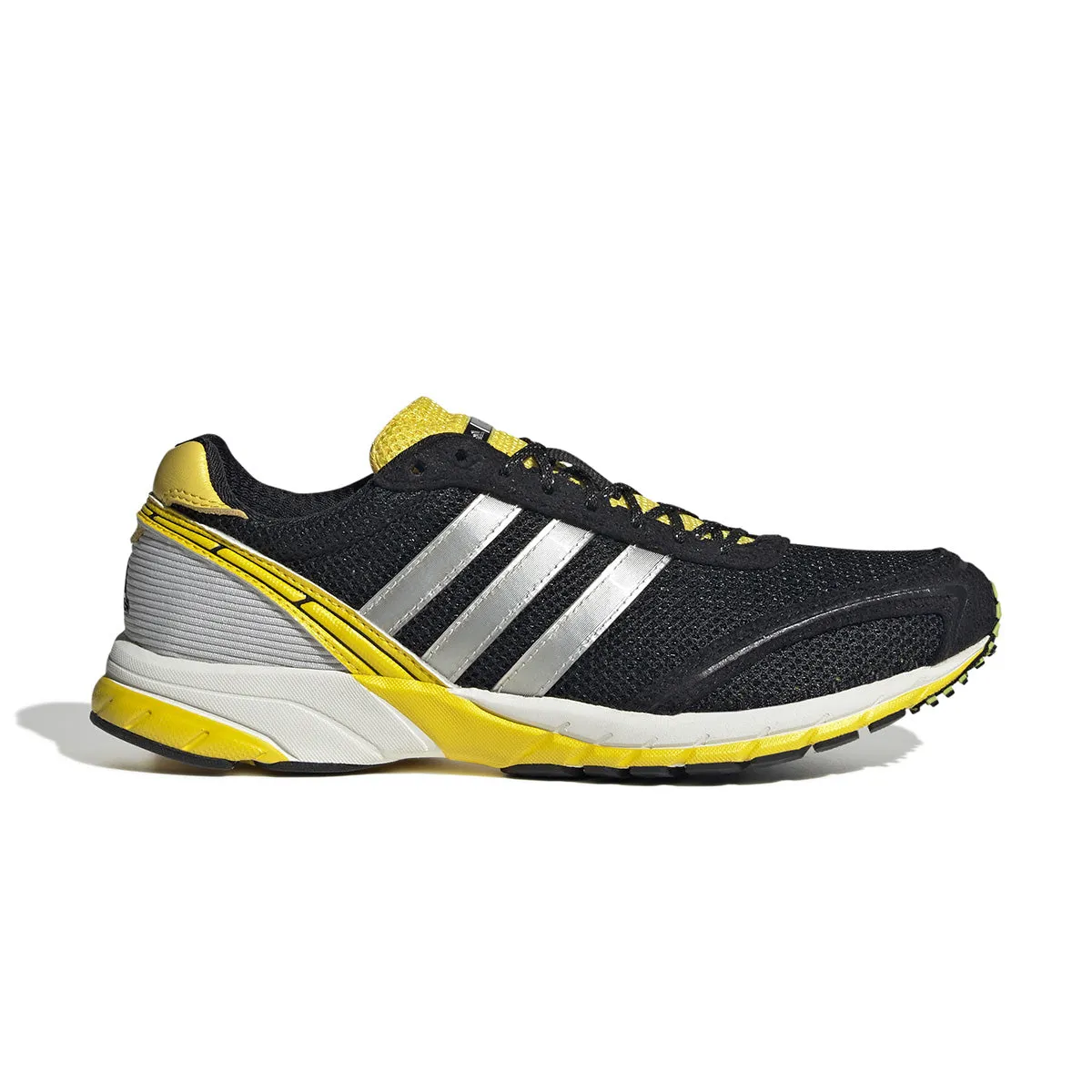 Wmns Adizero Adios OG 'Core Black Silver Yellow' Traction pods Contoured Shape